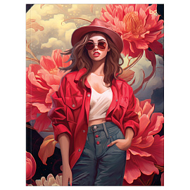 Бизнес-блокнот А5, 64л., ЛАЙТ BG "New look", глянцевая ламинация фото Бизнес-блокнот А5, 64л., ЛАЙТ BG "New look", глянцевая ламинация