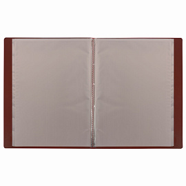 Папка 20 вкладышей BRAUBERG "Office", красная, 0,5 мм, 271325 фото Папка 20 вкладышей BRAUBERG "Office", красная, 0,5 мм, 271325