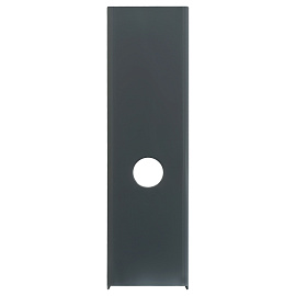 Лоток для бумаг вертикальный СТАММ "Актив", серый, ширина 70мм