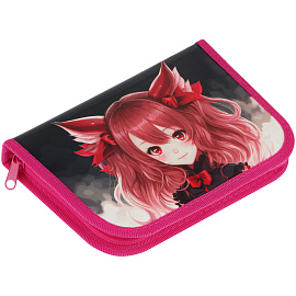 Пенал 1 отделение, 200*130 ArtSpace "Kawaii", ламинированный картон