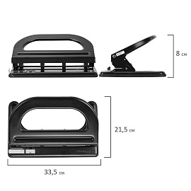 Дырокол KW-Trio 964 до 30 листов черный