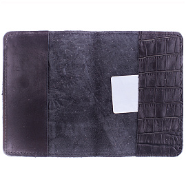 Обложка для паспорта OfficeSpace кожа, тиснение "Герб", крокодил, ассорти