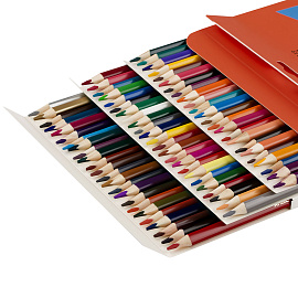 Карандаши цветные Красин "Алые паруса", 72цв., трехгран., заточен., картон, европодвес