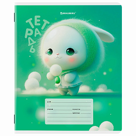 Тетрадь 12 л. BRAUBERG клетка, обложка картон, МИКС-1, 107268