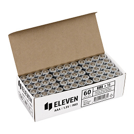 Батарейка Eleven AAA (R03) солевая Цена за 1 батарейку фото Батарейка Eleven AAA (R03) солевая Цена за 1 батарейку