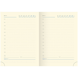 Ежедневник недатированный, А6, 160л., кожа, Delucci, фактурная кожа, коричневый, зол. срез