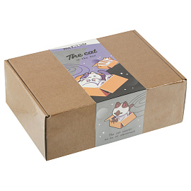 Набор канцелярских принадлежностей подарочный MESHU "Cat in box", 35 предметов фото Набор канцелярских принадлежностей подарочный MESHU "Cat in box", 35 предметов