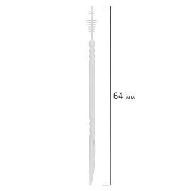 Зубочистки зубные, ёршики с щеточкой 500 шт., стакан, LAIMA DENT, 609401