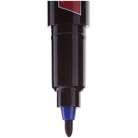 Маркер перманентный Berlingo "Multiline PE100" синий, пулевидный, 1мм