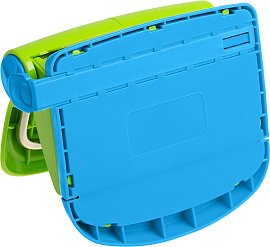 Дырокол Berlingo "Fuze" 20л., пластиковый, зеленый, с линейкой фото Дырокол Berlingo "Fuze" 20л., пластиковый, зеленый, с линейкой