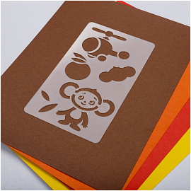 Набор трафаретов Мульти-Пульти "Чебурашка