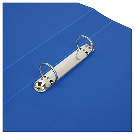 Папка на 2 кольцах СТАММ А4, 40мм, 500мкм, пластик, синяя фото Папка на 2 кольцах СТАММ А4, 40мм, 500мкм, пластик, синяя