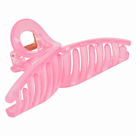 Краб для волос 11 см, глянцевый, розовый, MONTE VITA (МОНТЕ ВИТА), 457007