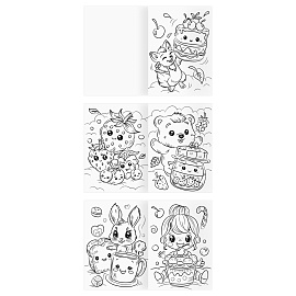 Раскраска А4, 8 стр., ТРИ СОВЫ "Вкусная раскраска