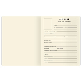 Дневник 1-11 кл. 48л. (твердый) BG "Elegance", иск. кожа, тиснение фольгой, выборочный лак, печать, ляссе