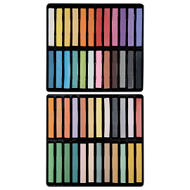 Пастель сухая художественная BRAUBERG ART CLASSIC, 48 цветов, квадратное сечение, 182094