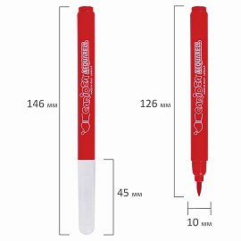 Фломастеры Carioca Acquarell 12 цветов акварельные