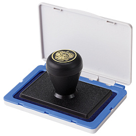 Штемпельная подушка BRAUBERG, 120х90 мм (рабочая поверхность 105х65 мм), синяя краска, 236866 фото Штемпельная подушка BRAUBERG, 120х90 мм (рабочая поверхность 105х65 мм), синяя краска, 236866