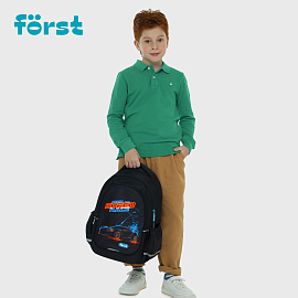 Рюкзак Forst F-Cute "Need for Speed" 37*29*17см, 3 отделения, 2 кармана, анатомическая спинка