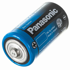 Батарейки КОМПЛЕКТ 2шт., PANASONIC D R20 (373), солевые, в пленке, 1.5 В фото Батарейки КОМПЛЕКТ 2шт., PANASONIC D R20 (373), солевые, в пленке, 1.5 В