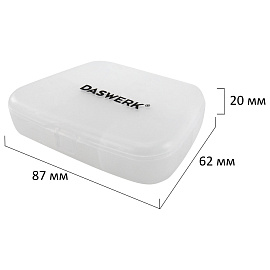 ТАБЛЕТНИЦА / Контейнер для лекарств и витаминов 5 отделений КАРМАННЫЙ, DASWERK (ДАСВЕРК), 630849