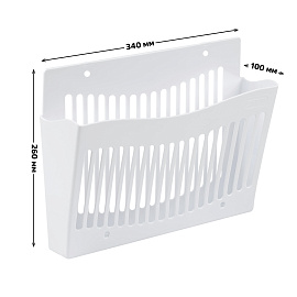 Настенный лоток СТАММ, белый фото Настенный лоток СТАММ, белый