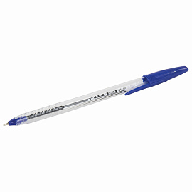 Ручка шариковая масляная STAFF "EVERYDAY" OBP-226, СИНЯЯ, корпус прозрачный, игольчатый узел 0,7 мм, линия письма 0,35 мм, 141705 фото Ручка шариковая масляная STAFF "EVERYDAY" OBP-226, СИНЯЯ, корпус прозрачный, игольчатый узел 0,7 мм, линия письма 0,35 мм, 141705