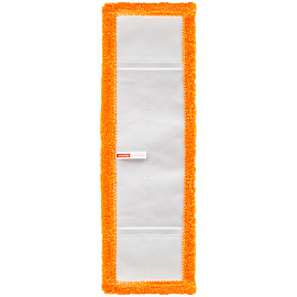 Насадка МОП для швабры OfficeClean Professional с карманами, 40*10см, микрофибра, светло-оранжевая