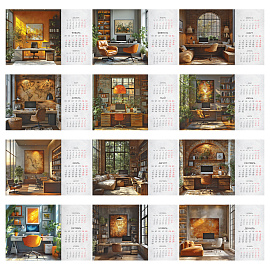 Календарь-домик, 160*105 мм BG "Пространство", на гребне, 2026г.