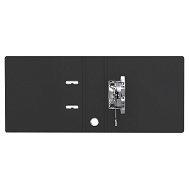 Папка-регистратор Berlingo, 70мм, А5, горизонтальная, ПВХ, с карманом на корешке, черная