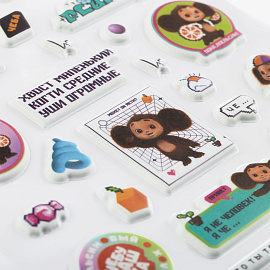 Наклейки объемные Мульти-Пульти "Ушастик", 22*10см, пакет европодвес фото Наклейки объемные Мульти-Пульти "Ушастик", 22*10см, пакет европодвес