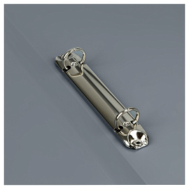 Папка на 2 кольцах СТАММ "Стандарт" А4, 25мм, 700мкм, пластик, серая фото Папка на 2 кольцах СТАММ "Стандарт" А4, 25мм, 700мкм, пластик, серая