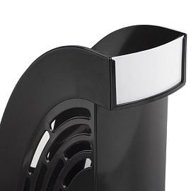 Лоток вертикальный для бумаг BRAUBERG "Office", 255х95х290 мм, черный, 237228 фото Лоток вертикальный для бумаг BRAUBERG "Office", 255х95х290 мм, черный, 237228