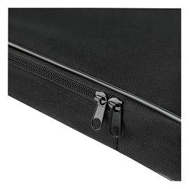 Сумка деловая OfficeSpace "Ancona" ткань, черный, 2 отделения, молния