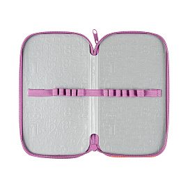 Пенал 2 отделения, 190*110 ArtSpace "Sweety", ламинированный картон, софт-тач