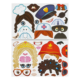 Игра развивающая на магнитах ТРИ СОВЫ "Забавные персонажи", 65 эл.