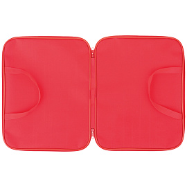 Папка с ручками А4 ArtSpace "Красная", полиэстер, на молнии, 20мм