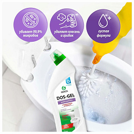 Средство для сантехники чистящее Grass Dos-Gel 0.75 л для уборки туалета и ванной
