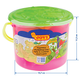 Пластилин на растительной основе Jovi 6 цветов 300 г с формочками фото Пластилин на растительной основе Jovi 6 цветов 300 г с формочками