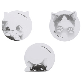 Самоклеящийся блок MESHU "Cute Notes",40л., ассорти, европодвес фото Самоклеящийся блок MESHU "Cute Notes",40л., ассорти, европодвес