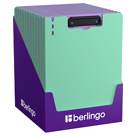 Папка-планшет с зажимом Berlingo "Haze" А4, пластик (полифом), 1800мкм, мятная фото Папка-планшет с зажимом Berlingo "Haze" А4, пластик (полифом), 1800мкм, мятная