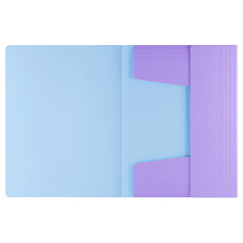 Папка на резинке Berlingo "Haze" А4, пластик, 600мкм, сиреневая, софт-тач