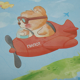 Клеенка для уроков труда Мульти-Пульти "Летим", 35*50см, ПВХ