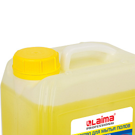 Средство для мытья пола 5 кг ЛАЙМА PROFESSIONAL концентрат, "Лимон", 880281