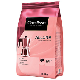 Кофе в зернах COFFESSO "Allure", 1 кг, 102487 фото Кофе в зернах COFFESSO "Allure", 1 кг, 102487