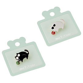 Набор брошей MESHU "Cat and ball", 2шт, европодвес фото Набор брошей MESHU "Cat and ball", 2шт, европодвес