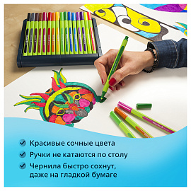 Набор капиллярных ручек Schneider "Line-Up" 08цв., 0,4мм, европодвес фото Набор капиллярных ручек Schneider "Line-Up" 08цв., 0,4мм, европодвес