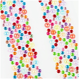 Наклейки акриловые MESHU "Bright line", 25*7,8см, стразы, 500 наклеек, инд. уп., европодвес фото Наклейки акриловые MESHU "Bright line", 25*7,8см, стразы, 500 наклеек, инд. уп., европодвес