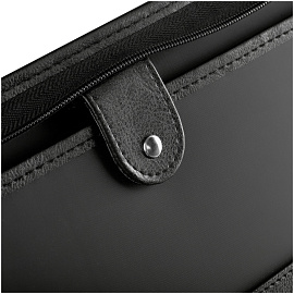 Папка деловая OfficeSpace "Palada" имп. кожзам., на молнии, блокнот