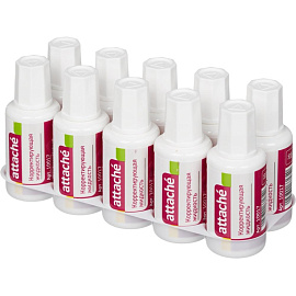 Корректирующая жидкость (штрих) Attache быстросохнущая 20 мл